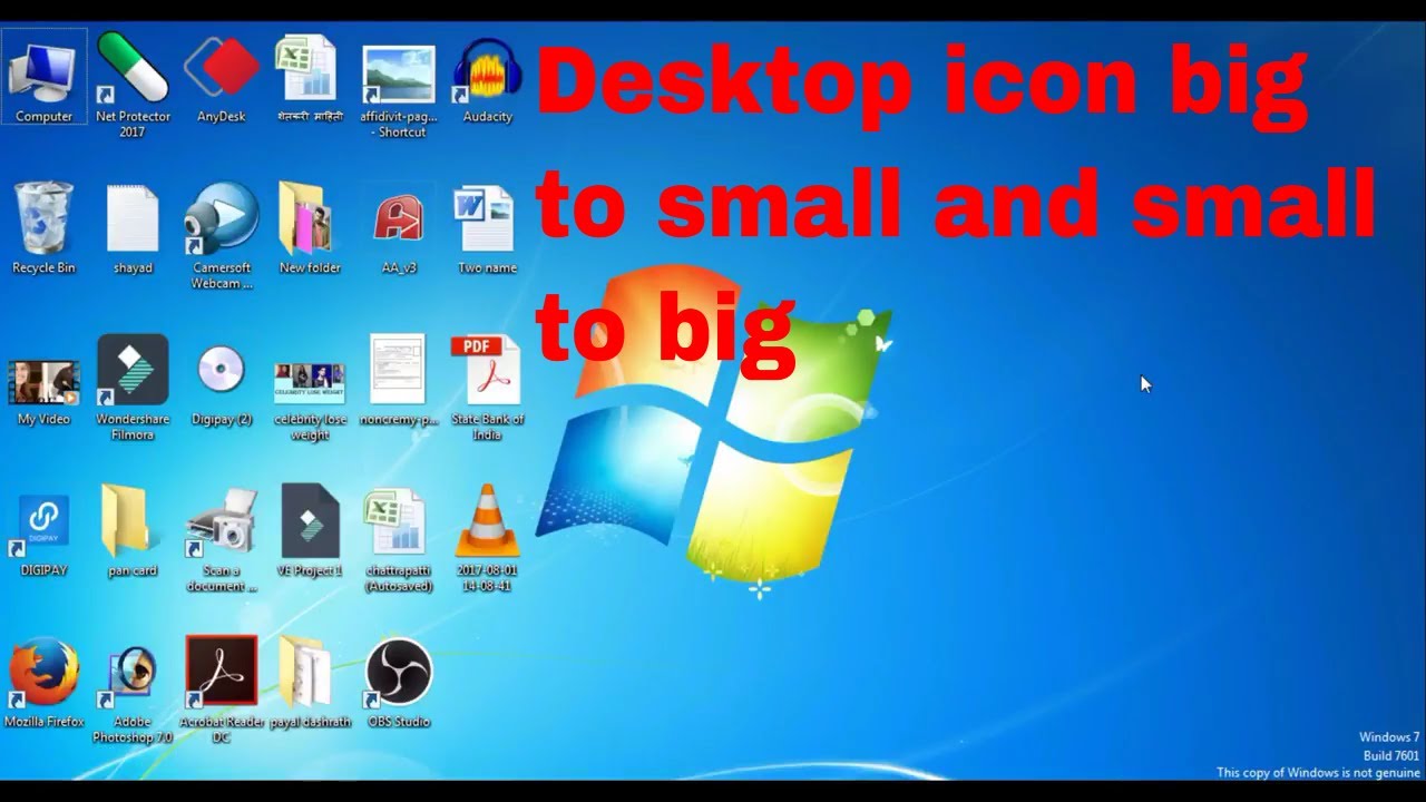 Windows 8 Desktop Icon Size
